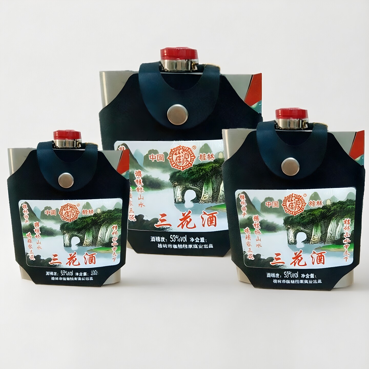 桂林特产53度窖藏葫芦背包三花酒图片