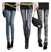 外穿女裤 弹力小脚裤 打底裤 显瘦仿牛仔九分打底裤 韩版 春秋款