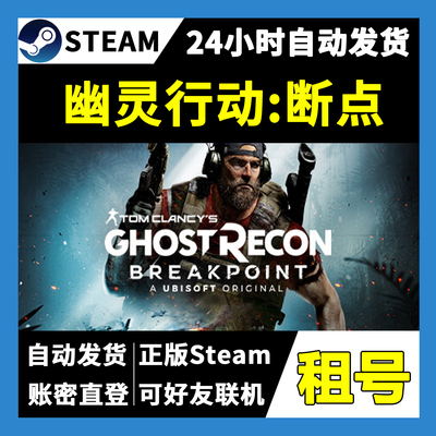 【正版Steam租号】幽灵行动：断点租号 可好友联机 一人一号