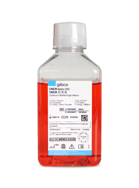 C11885500BT 国产DMEM低糖培养基 500ml