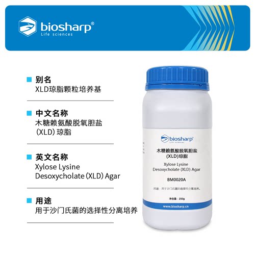 BM0020A 木糖赖氨酸脱氧胆盐(XLD)琼脂平替青岛海博/环凯
