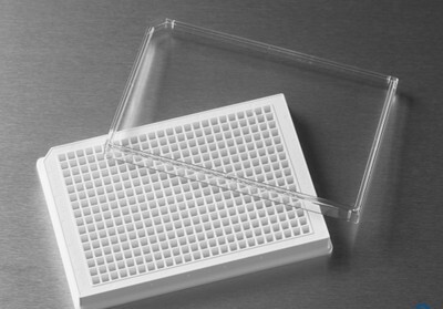 康宁corning3570微孔板白色平底带盖TC表面灭菌384孔板国产也到货