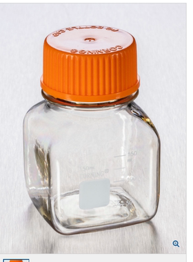 储液瓶150ml方形瓶45mm盖子聚碳酸酯材质灭菌|Corning/康宁431430