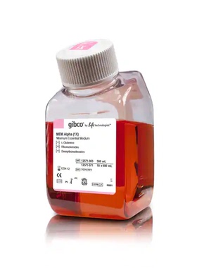 12571-063 α-MEM培养基（含核糖核苷，脱氧核糖核苷，L-谷氨酰胺