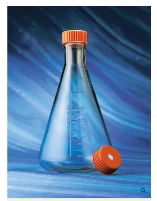 康宁corning 细胞培养瓶 2l petg erlenmeyer shake flask431281