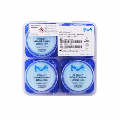 MerckMillipore密理博 HAWP04700 0.45µm滤膜，混合纤维素酯滤膜
