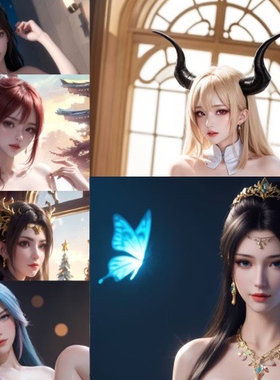 第五话Al三次元动漫女神水晶卡贴贴纸不退不换盲盒成人收藏