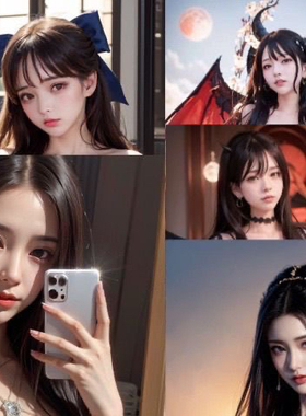 第二话Al三次元动漫女神水晶卡贴贴纸不换盲盒成人绅士收藏