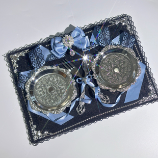 痛板成品双餐盘B5二次元动漫痛板定制扎板全套背景板扎包谷美道具