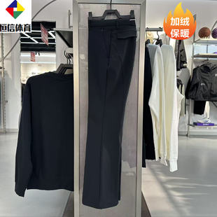 安踏运动裤冠军CORDURA女子秋冬加绒防泼水直筒通勤长裤162540502