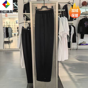 女裤 长裤 2025冬季 简约百搭加绒卫裤 162548303N 新款 安踏直筒休闲裤