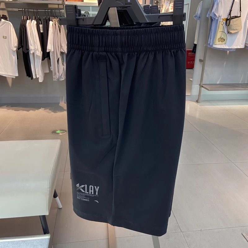 安踏针织运动短裤2025夏季