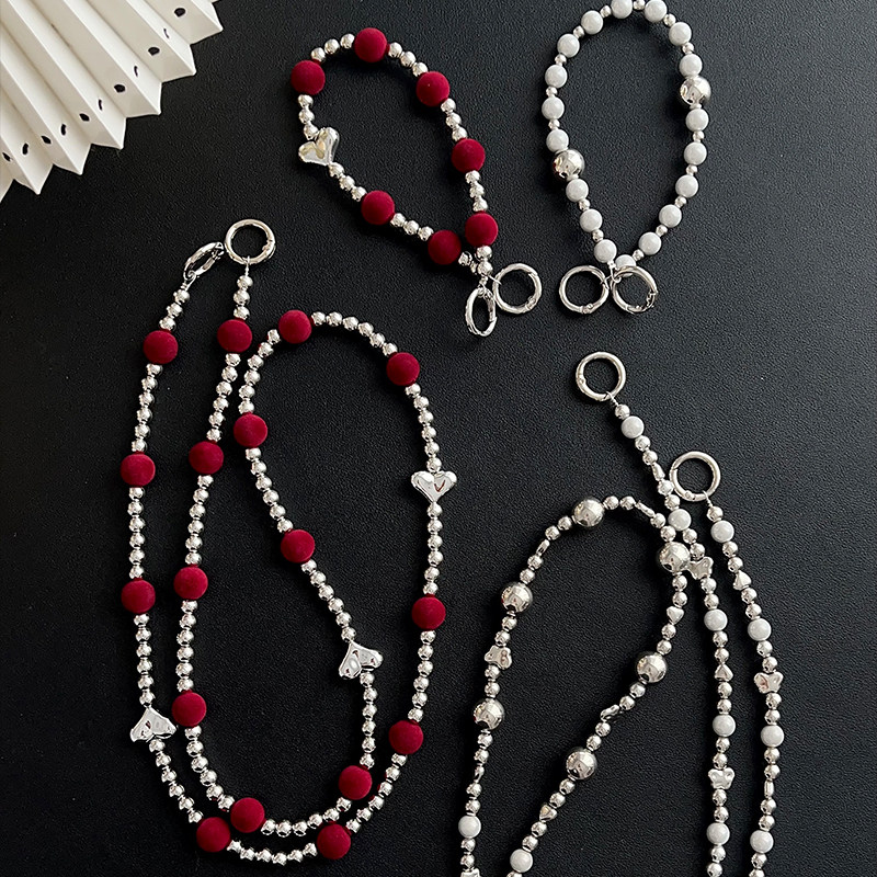 手机挂绳斜挎可背旅游户外解放双手背带斜跨防摔链条串珠手腕手提,3C数码配件,手机挂件/手机链,淘宝优惠券,粉丝福利购,淘宝优惠卷