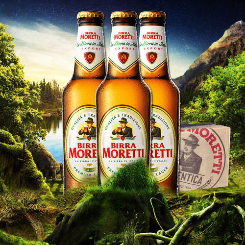 意大利原装进口莫纳迪24瓶啤酒