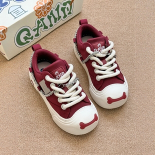 【夏之光同款】奇安达帆布鞋冬季增高丑萌大头鞋透气休闲轻便板鞋