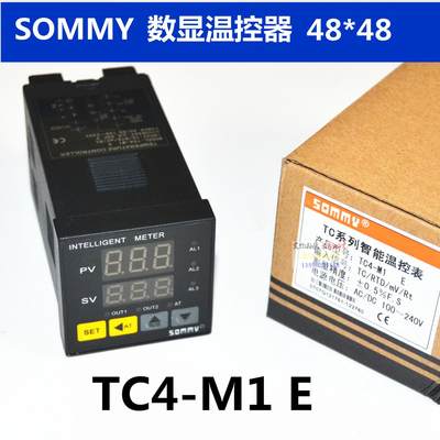 一级代理松美SOMMY数显温控器TC4-M1E电子温控器温控仪