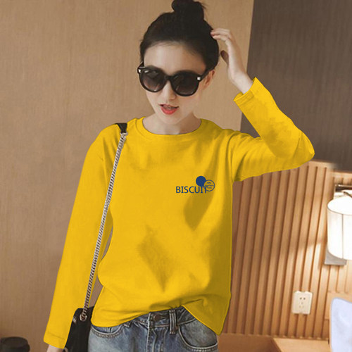 长袖t恤女纯棉春秋上衣打底衫