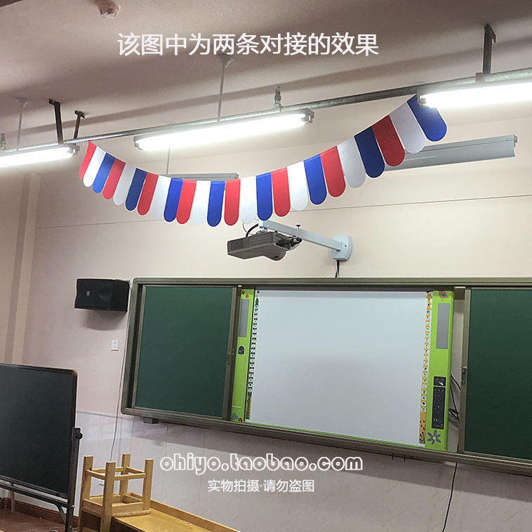 红白蓝屋檐装饰海军风幼儿园环创海洋风环境布置地中海区角主题墙