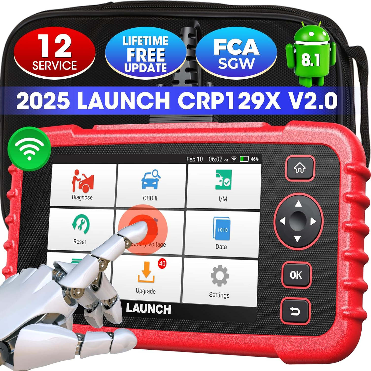 Launch X431 CRP129X V2.0 Diagnostic Scanner Code Reader