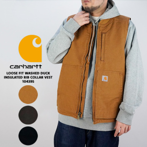 Carhartt 104395 卡哈特工装帆布马甲背心加绒厚款保暖 V02升级款