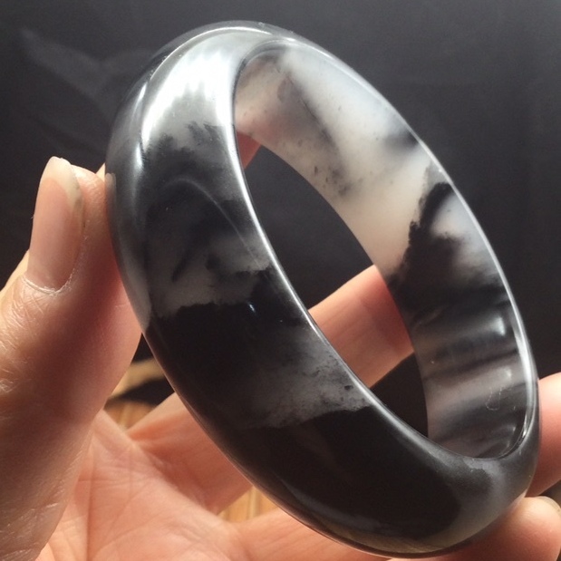 新疆戈壁玉金丝玉宝石光/特惠推广/金丝玉地表料青花收藏级手镯