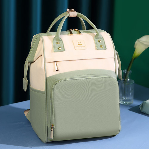 2025新款高颜值妈咪包大容量轻便母婴包外出便捷背包妈妈包双肩包