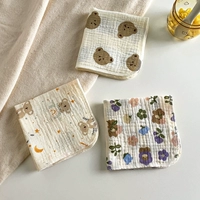 Маленькая коала+медведь+цветочный медведь 4 слоя марли