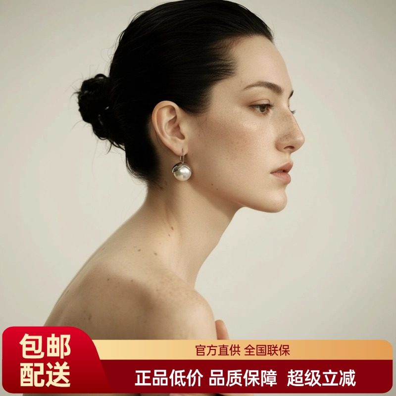 FataViamS925纯银法式珍珠造型高级感气质轻奢小众耳扣耳环耳饰女