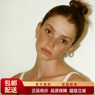 FataViamS925纯银珍珠莫桑钻石小众高级感气质素圈耳圈耳环耳饰女