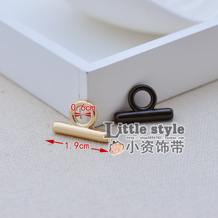 2025新品 小OT棍子1.9cm小猪包配件金属皮具链条栓子扣链条穿杆E