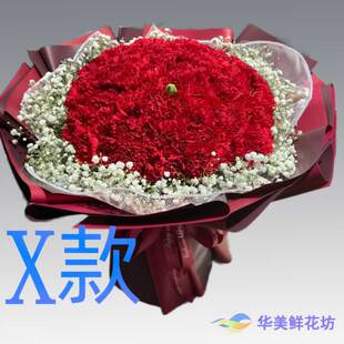 生日贺寿康乃馨云南大理花店送花洱源县剑川县鹤庆县同城鲜花速递