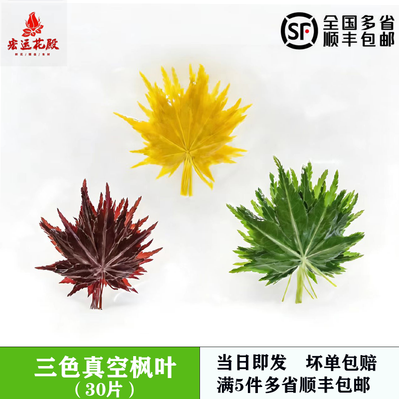 真空三色枫叶盐渍叶 子西餐蛋糕料理烘焙调酒菜品摆盘装饰花草,水产肉类/新鲜蔬果/熟食,食用花卉/玫瑰花/洋槐花/桂花,淘宝优惠券,粉丝福利购,淘宝优惠卷