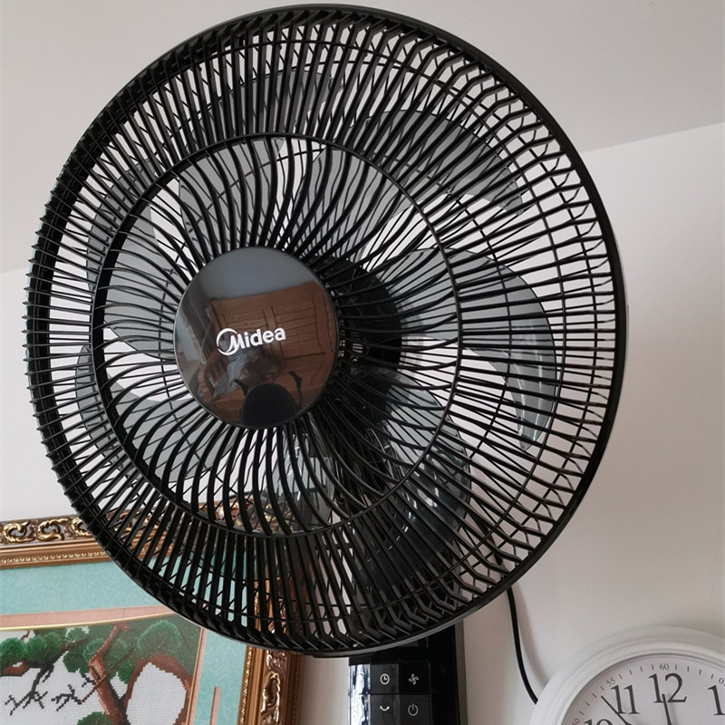 美的电风扇壁扇挂壁家用壁挂式挂墙壁摇头工业遥控餐厅大风力电扇