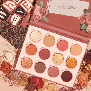 Сша Haitao Colorpop12 цвет теней тарелка кара пузырь роуз леопард Что бы ни