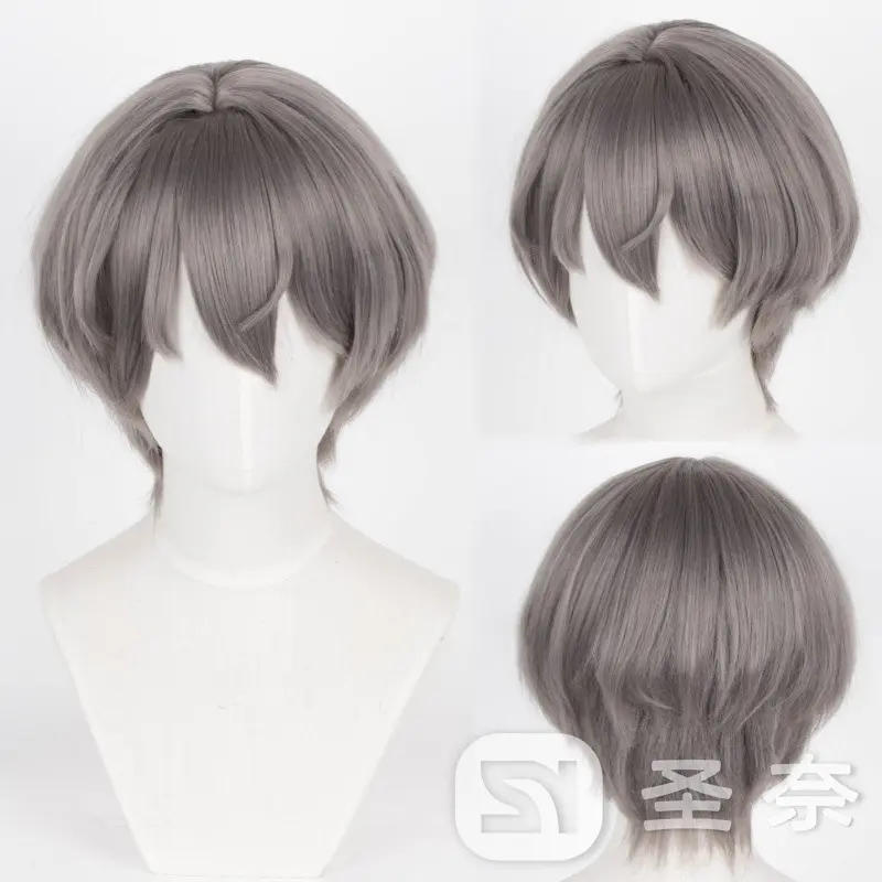 【圣奈】 X 重返未来1999 造型款cos假发 玉米须斜分