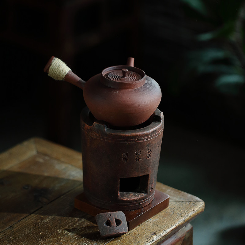 古韵煮茶炉古法烧制家用煮茶炭炉图片