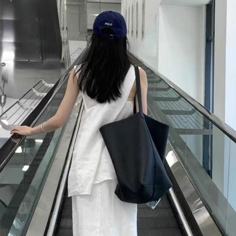 小众高级感软皮水桶包女单肩手提包荔枝纹通勤腋下包大容量托特包,箱包皮具/热销女包/男包,托特包,淘宝优惠券,粉丝福利购,淘宝优惠卷