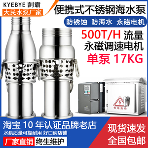 卡瑞特耐腐蚀大流量变频潜水泵