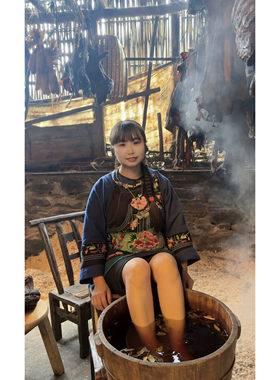 苗家非遗苗浴中草药养生药包泡脚汤包