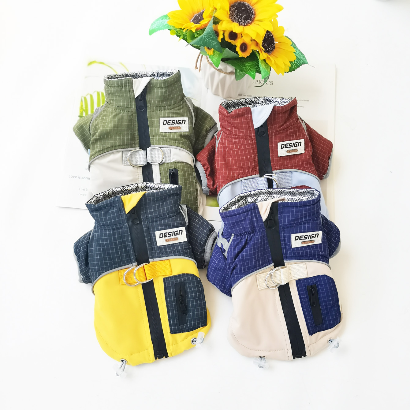 25秋冬！石墨烯锁暖三防小小探险家 狗狗冲锋衣泰迪外套比熊棉服