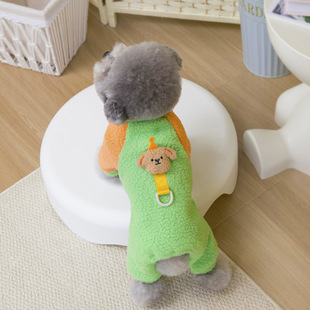 皇冠小狗勾四腿绒衣 25秋冬DB 泰迪家居服比熊运动服 包邮 三件