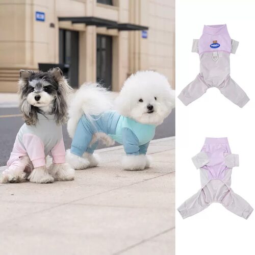 26春夏！DB透气网眼防晒服 比熊家居服泰迪睡衣雪纳瑞四腿运动服