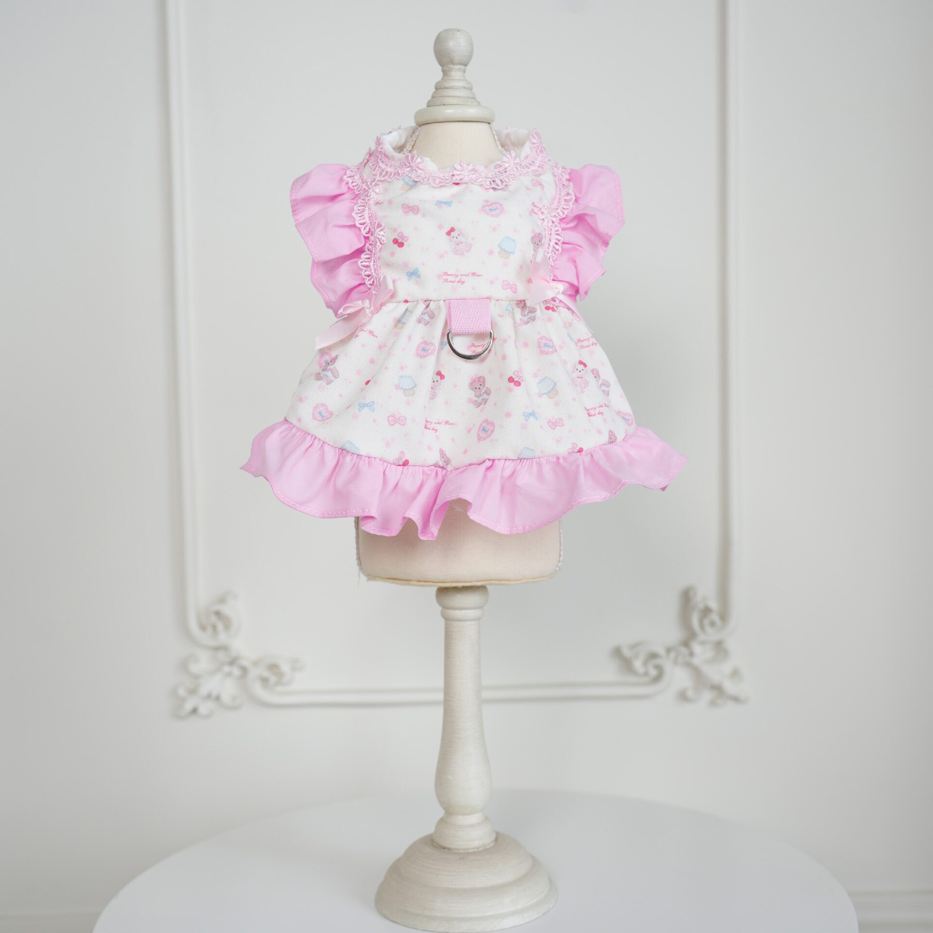 26春夏新品！棒棒糖de可爱泰迪小熊洛丽塔裙比熊连衣裙博美礼服裙