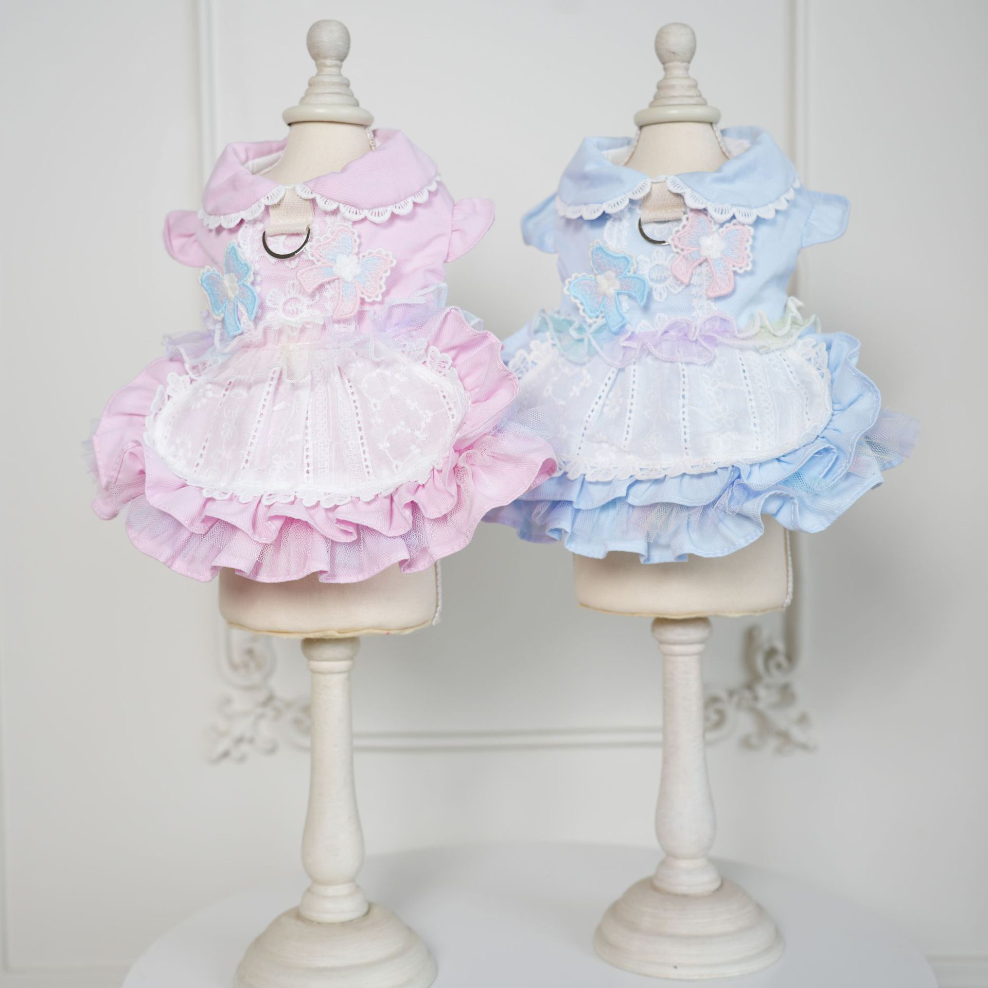 26春夏新品！棒棒糖de可爱复古女仆裙 比熊洛丽塔裙子博美连衣裙