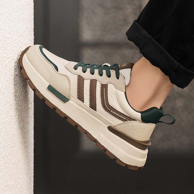 秋冬新款男厚底耐磨阿甘潮鞋