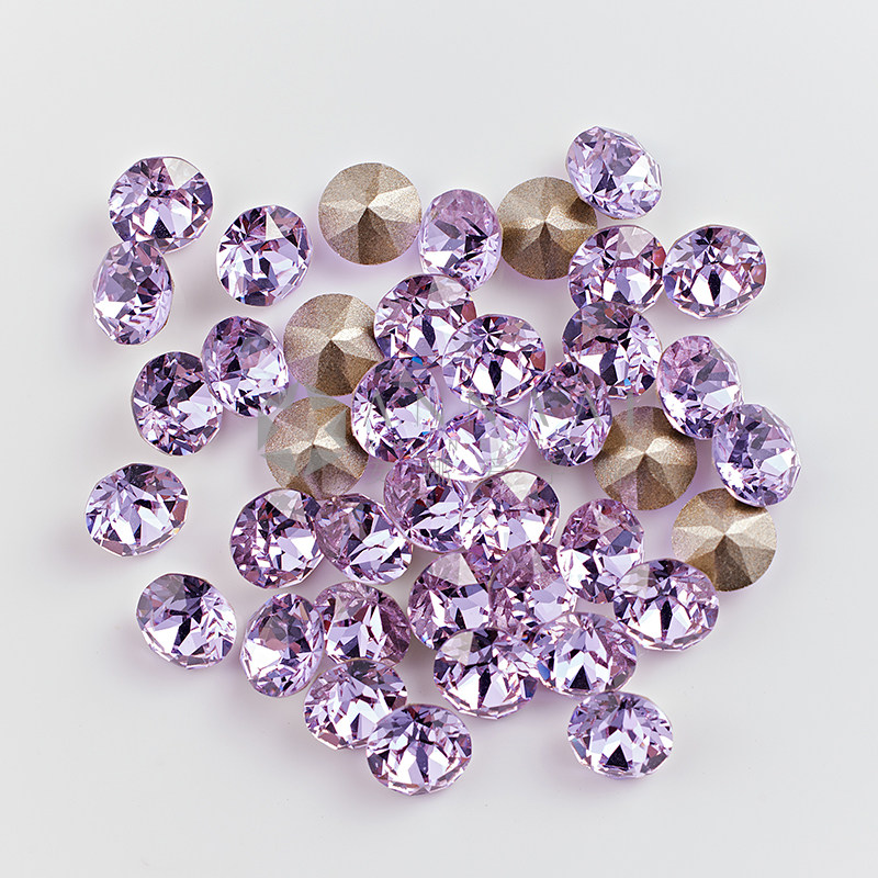 尖底钻 SS24 371紫罗兰 美甲钻华子奥钻超闪穿戴甲钻施华洛水晶