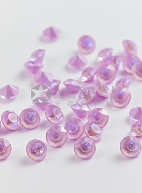 尖底钻 SS29 SS39 001L144D果烁紫 美甲华子DIY奥钻堆钻穿戴美甲