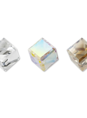 花式 4841水立方 4mm 6mm 立方体 美甲钻华子DIY奥钻超闪穿戴美甲