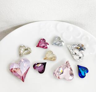 三 27mm合集华子美甲钻超闪花式 4809歪桃心 15mm 石 爸爸爷爷17