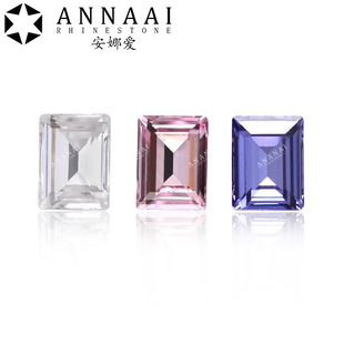 石4527冰糖 一 花式 素水晶奥地利 长方形华子美甲饰品DIY施华洛元